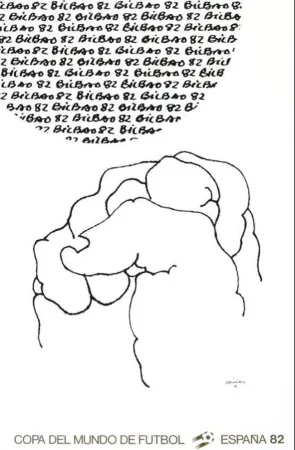 石版画 Chillida - Coupe du Monde 82 - Espagne