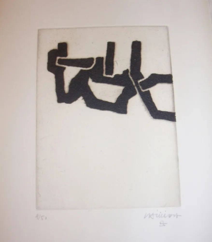 蚀刻版画 Chillida - Das Eisen Beleben