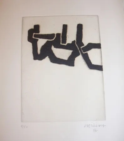 蚀刻版画 Chillida - Das Eisen Beleben