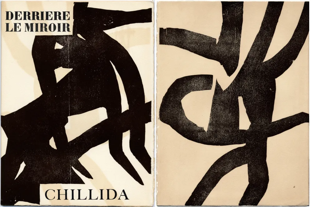 插图书 Chillida - DERRIÈRE LE MIROIR N °90-91. CHILLIDA. Oct.-Novembre 1956.