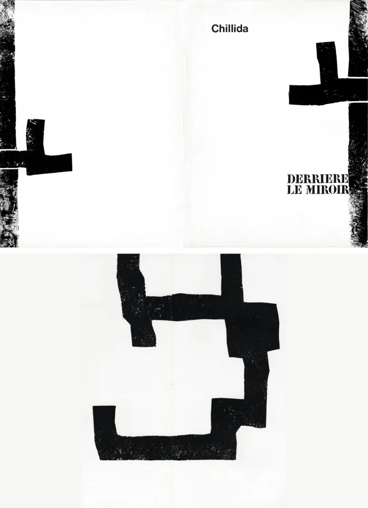 插图书 Chillida - DERRIÈRE LE MIROIR N°183. CHILLIDA. Février 1970.