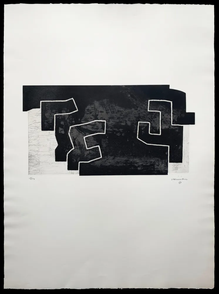 蚀刻版画 Chillida - Egitura