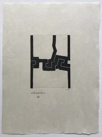 版画 Chillida - Eintsu (Paroles Peintes V)