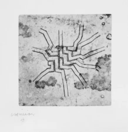 蚀刻版画 Chillida - Enda 6