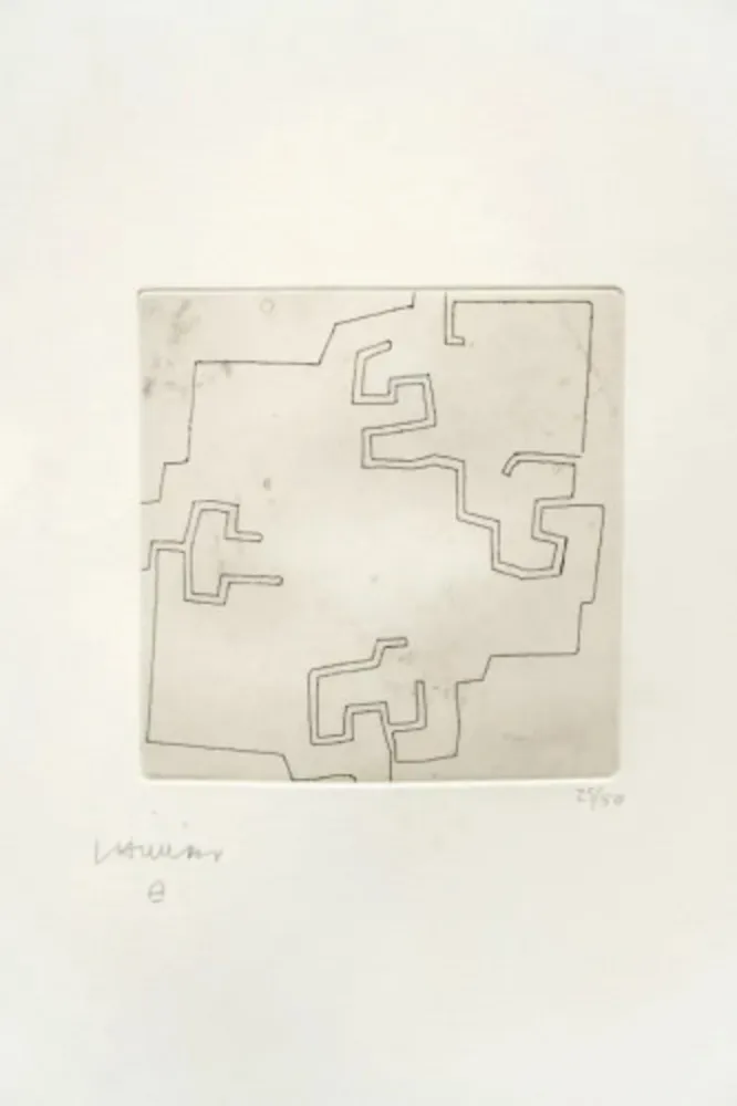 版画 Chillida - Enda IV. (Raza)