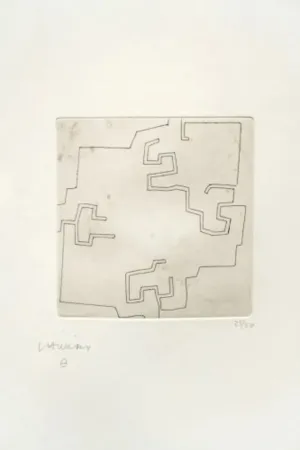 版画 Chillida - Enda IV. (Raza)