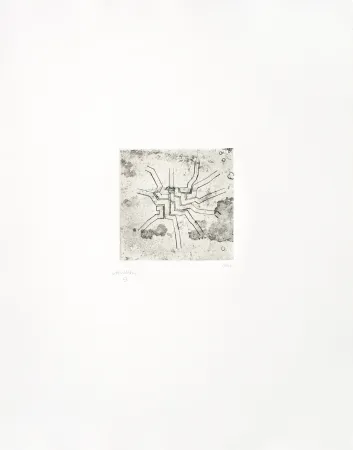 版画 Chillida - Enda VI 