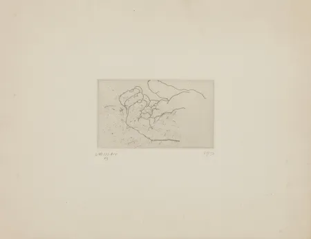 蚀刻版画 Chillida - Esku IV (Mano IV)