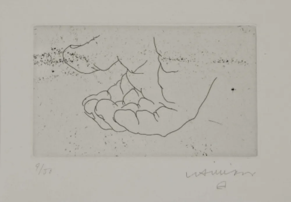 版画 Chillida - Esku XI