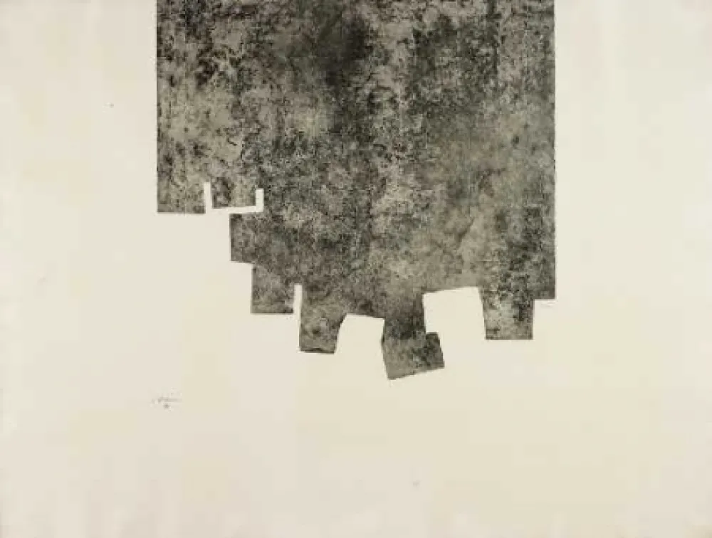 蚀刻版画 Chillida - Euzkadi VII