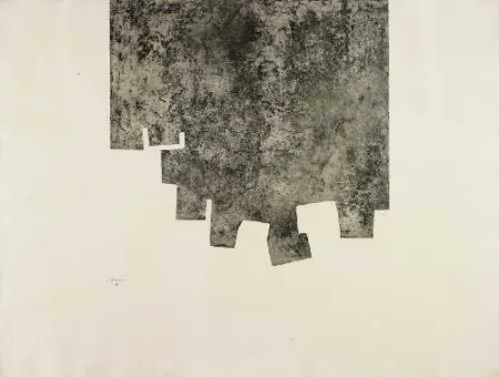蚀刻版画 Chillida - Euzkadi VII