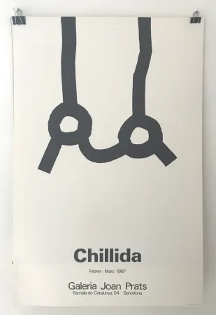 海报 Chillida - Galeria Joan Prats