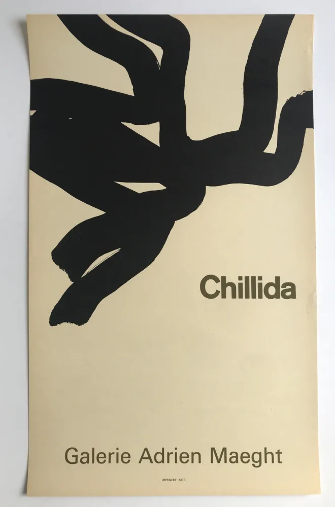 海报 Chillida - Galerie Adrien Maeght