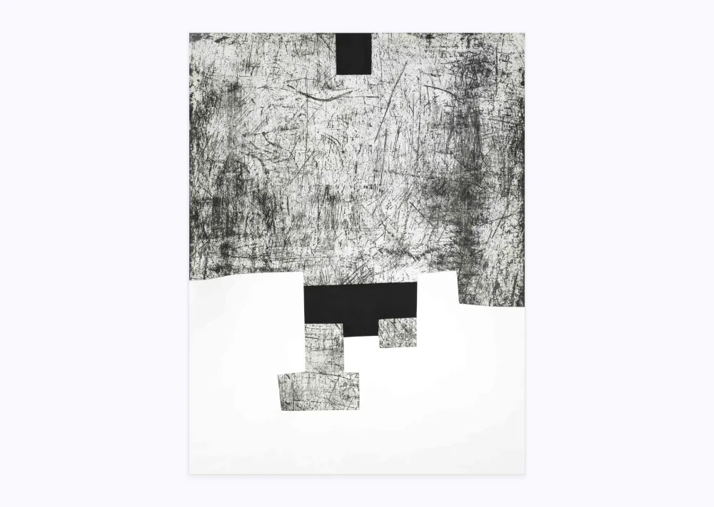 版画 Chillida - Hommage à Luis Bergareche 