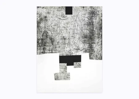 版画 Chillida - Hommage à Luis Bergareche 