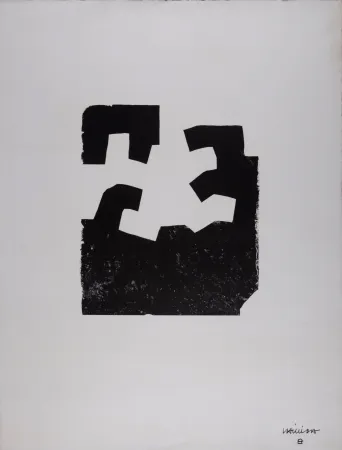 石版画 Chillida - Idazki, 1971