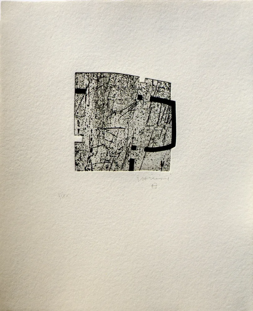 版画 Chillida - Indetenible quietud (La)
