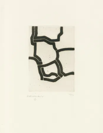 蚀刻版画 Chillida - Kate III (Kette III) 