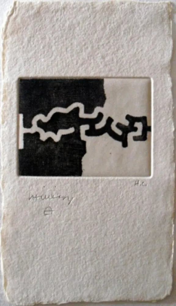 版画 Chillida - Lasaitasun