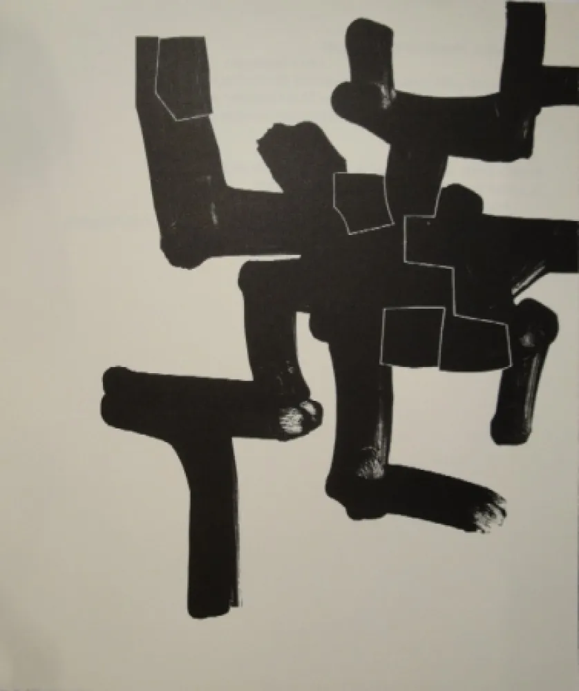 石版画 Chillida - Meditation in Kastilien. 