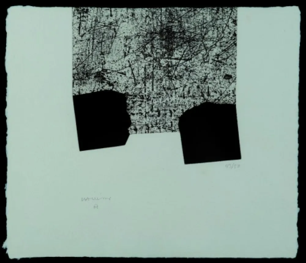 蚀刻版画 Chillida - Oinarri