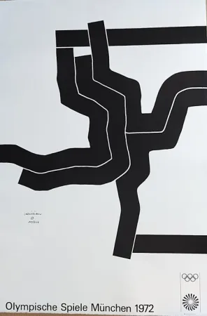 石版画 Chillida - Olympische Spiele München 1972