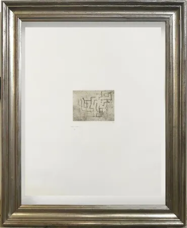 干刻版画 Chillida - Opus P.II