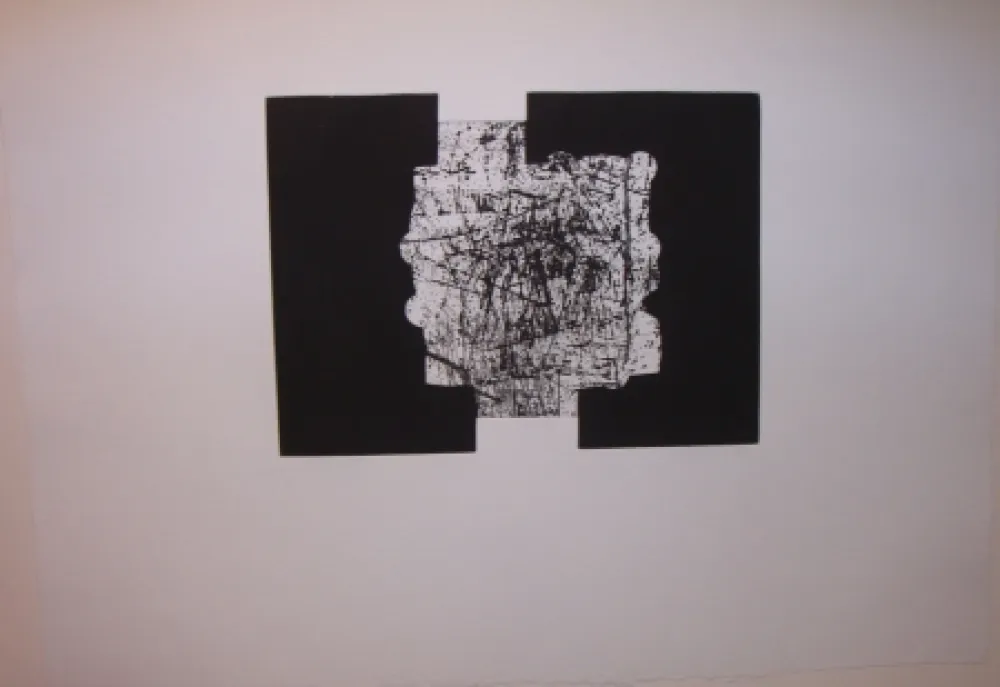 蚀刻版画 Chillida - Saludo a parmenides II