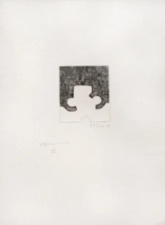 蚀刻版画 Chillida - Sans titre