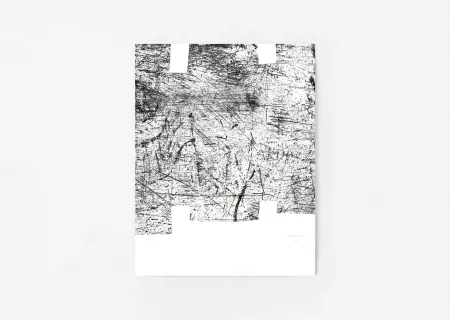 版画 Chillida - Une hélène de vent ou de fumée 