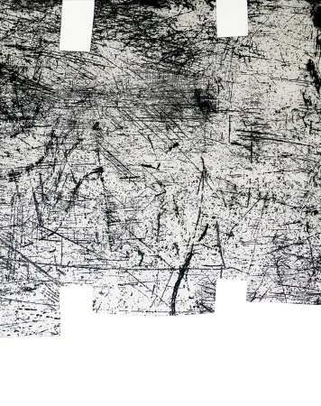 蚀刻飞尘法 Chillida - Une helene de vent ou fumee I