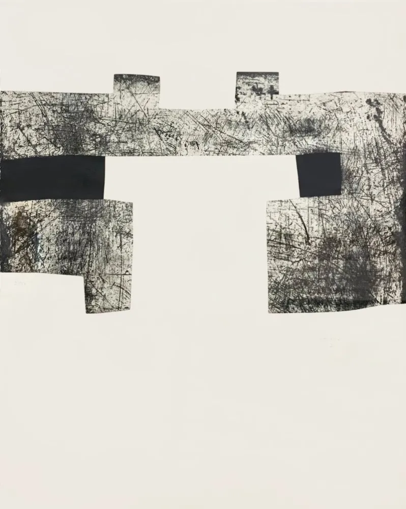 蚀刻飞尘法 Chillida - Untitled
