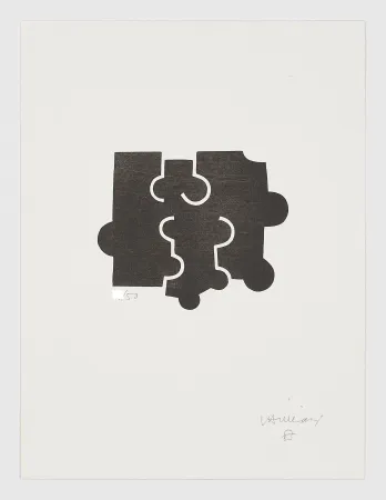 版画 Chillida - Untitled
