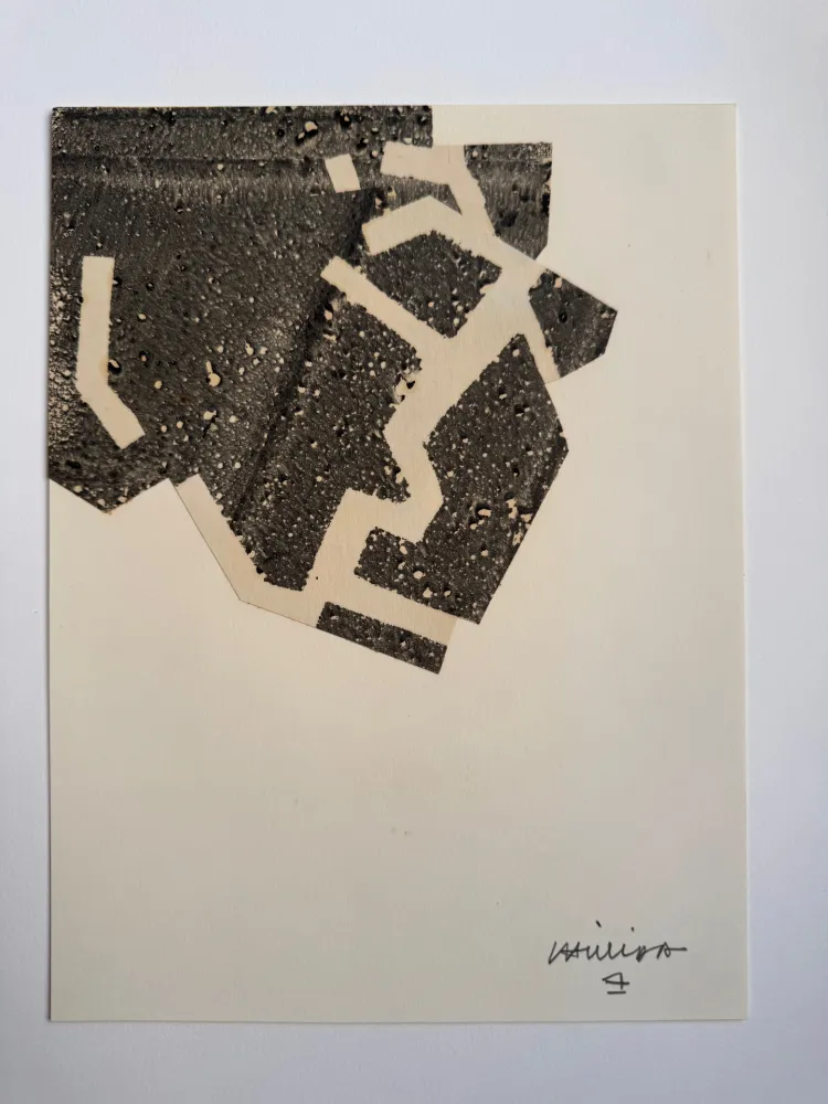 蚀刻版画 Chillida - Untitled