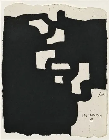 蚀刻版画 Chillida - UNTITLED