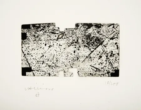 蚀刻版画 Chillida - Untitled