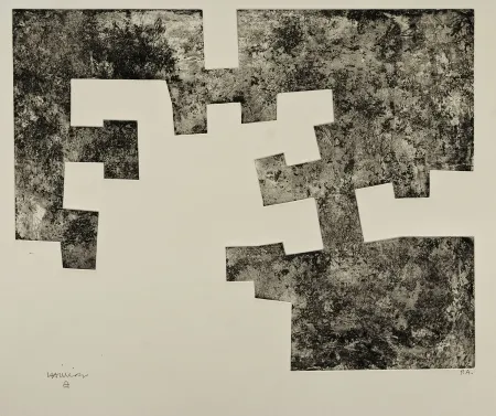 蚀刻版画 Chillida - USTE