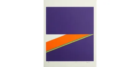 复数作品 Chin - Farbkomposition violet