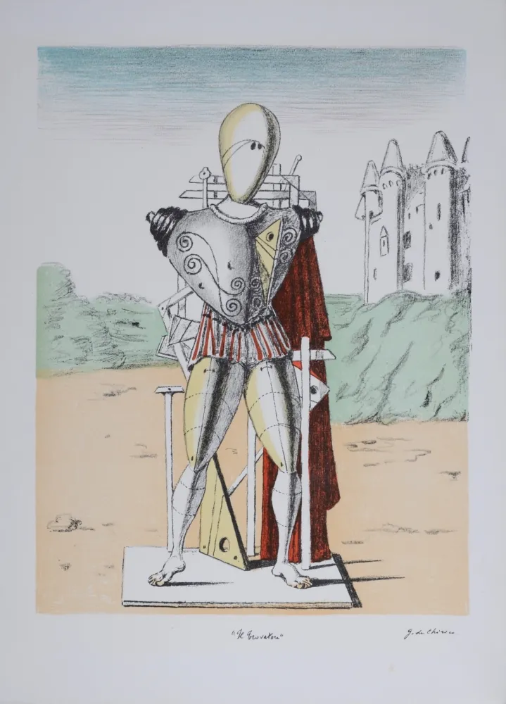 石版画 Chirico (De) - Il Trovatore