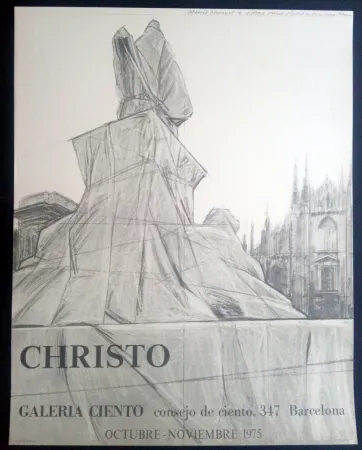 海报 Christo - Christo - Galeria Ciento 1975