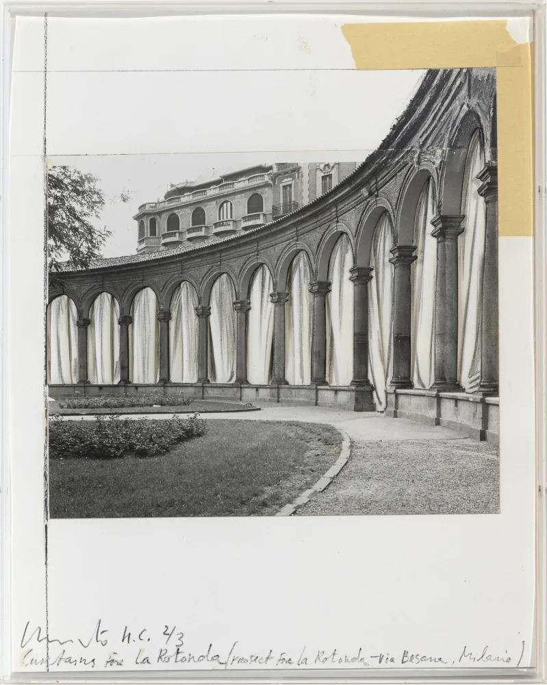 丝网印刷 Christo - Curtains for La Rotonda