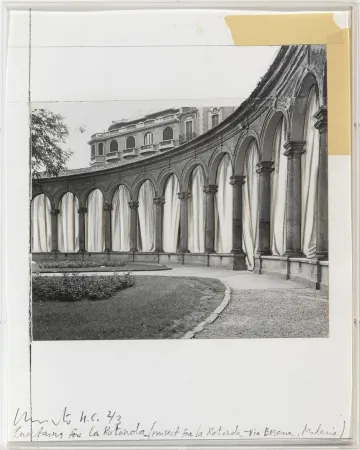 丝网印刷 Christo - Curtains for La Rotonda