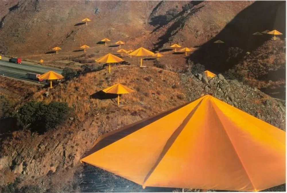 胶版印刷 Christo & Jeanne-Claude - Umbrellas