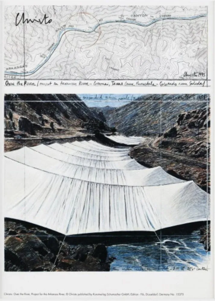 复数作品 Christo - Over The River Project VI