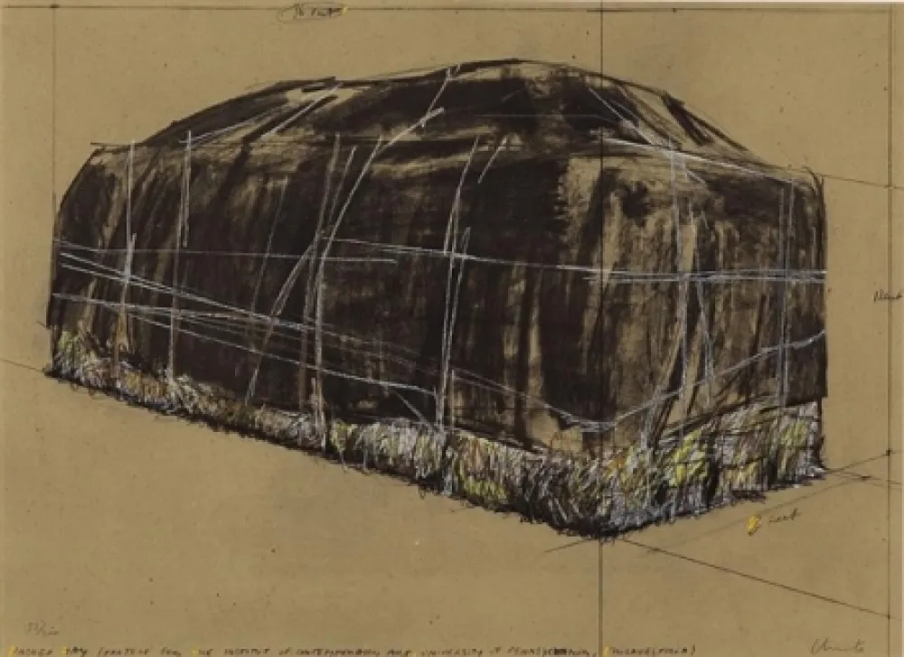 丝网印刷 Christo -  PACKED HAY