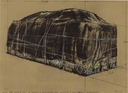 丝网印刷 Christo -  PACKED HAY