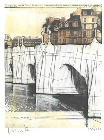 胶版印刷 Christo - PONT NEUF 