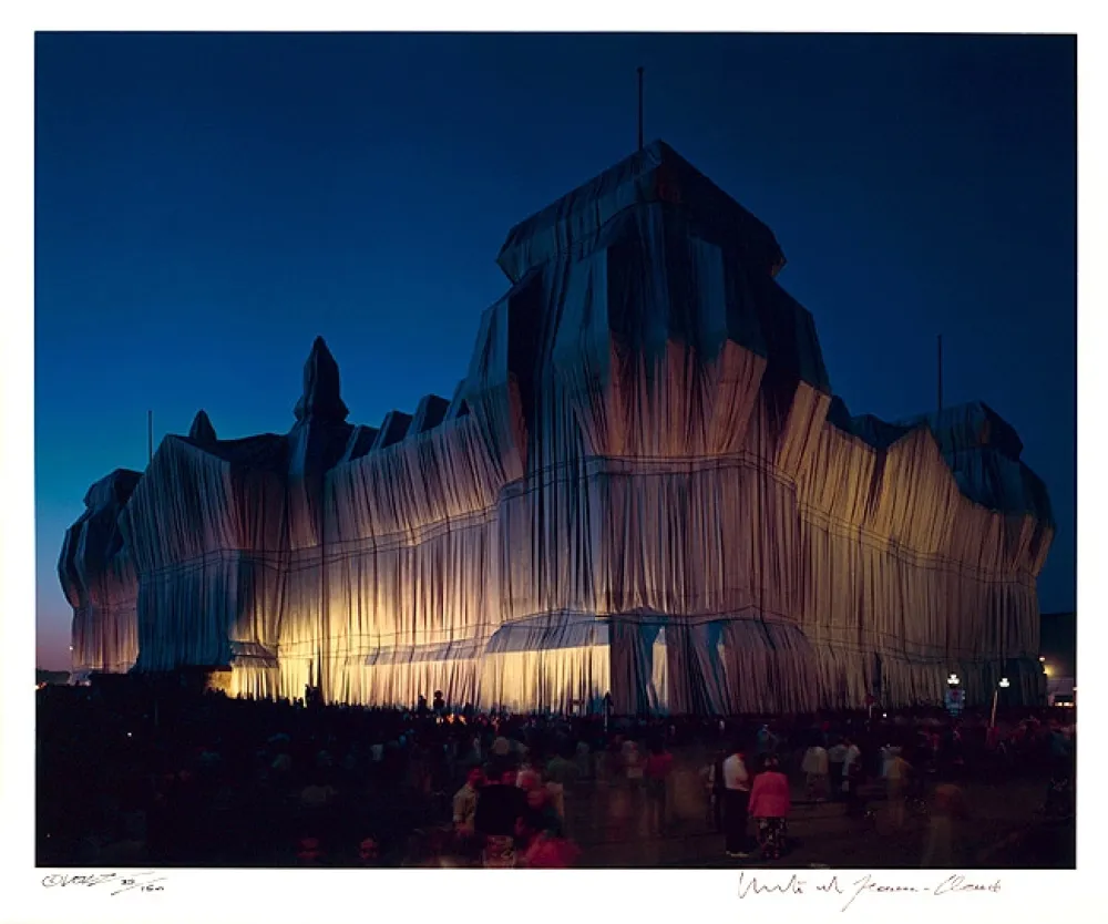 摄影 Christo - Reichstag Mappe I, 22 Uhr