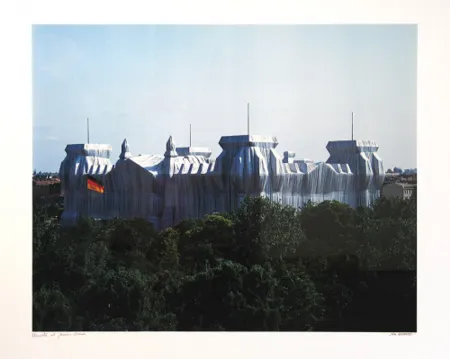 摄影 Christo - Reichstag/Berlin Vormittag, Wrapped