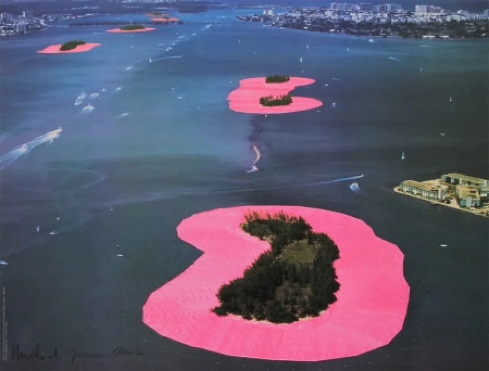 胶版印刷 Christo - Surrounded Islands, Biscane Bay